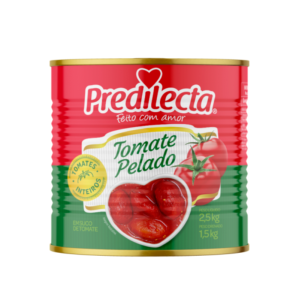 Tomate Pelado Lata 6X2,5Kg Predilecta
