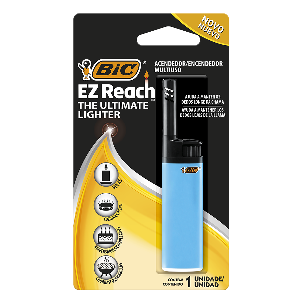 Acendedor, EZ Reach, BIC, 1 Unidade