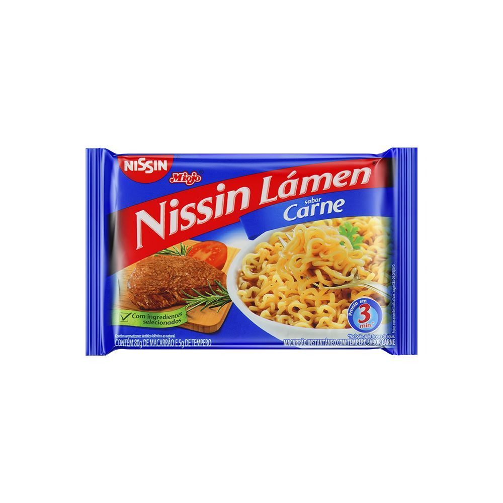 Lamen Sabor Carne 85g - Nissin