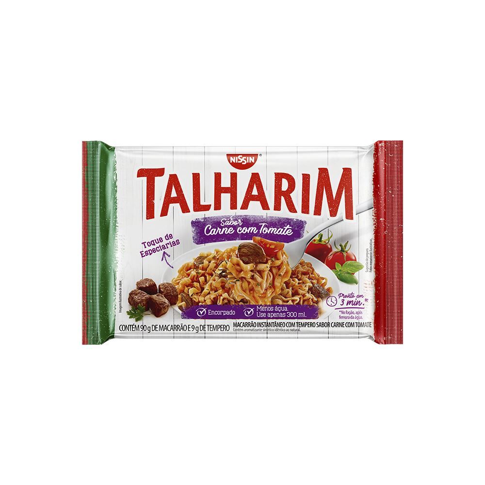 Talharim Carne com Tomate 99g - Nissin