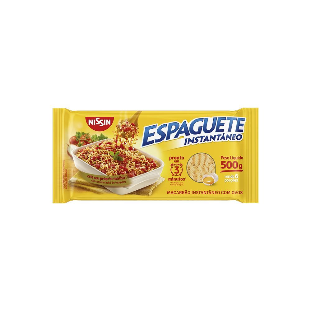 Espaguete T-3 1x500G - Nissin