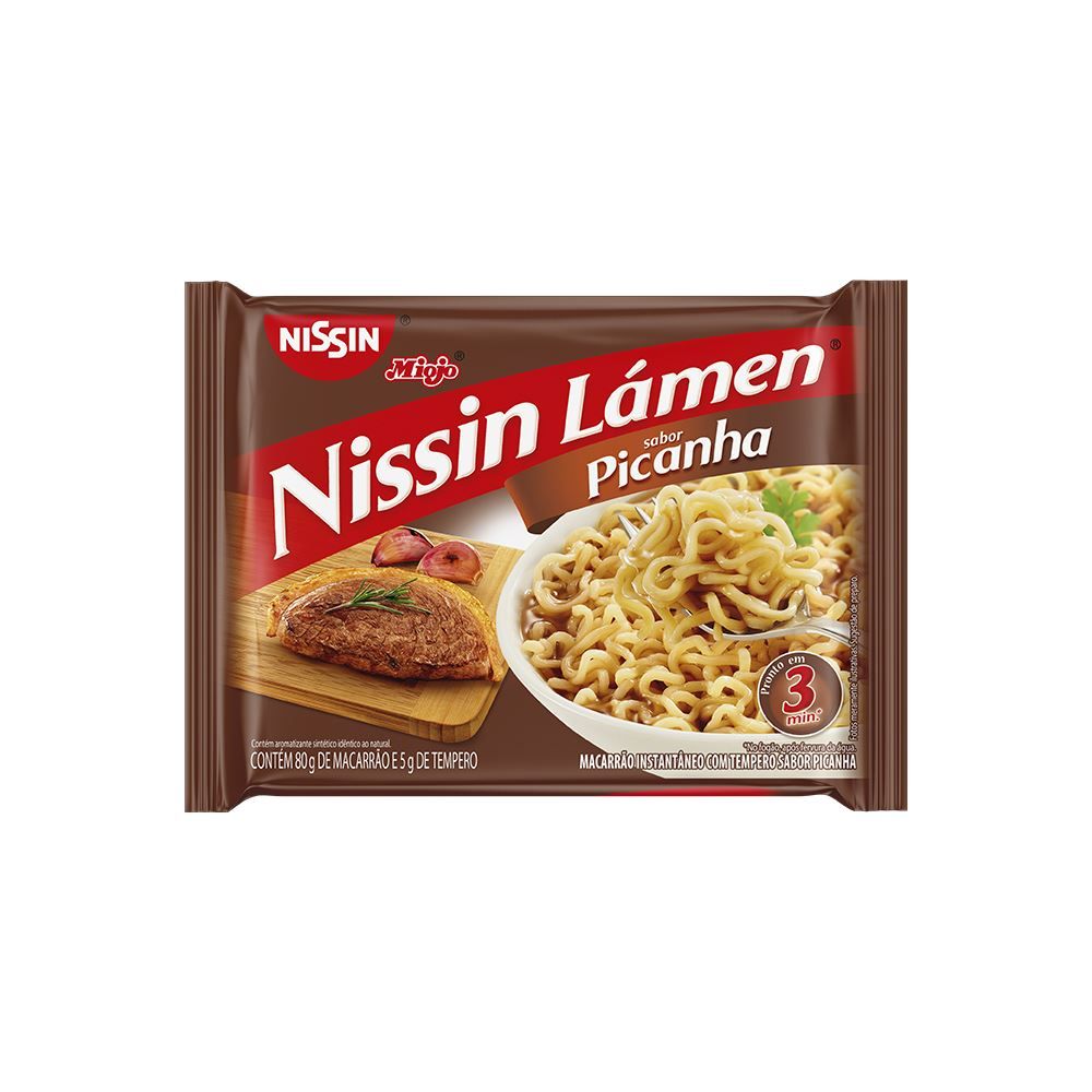 Lamen Sabor Picanha 85g - Nissin