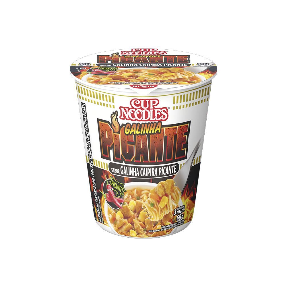 Cup Noodles Galinha Picante 68g - Nissin