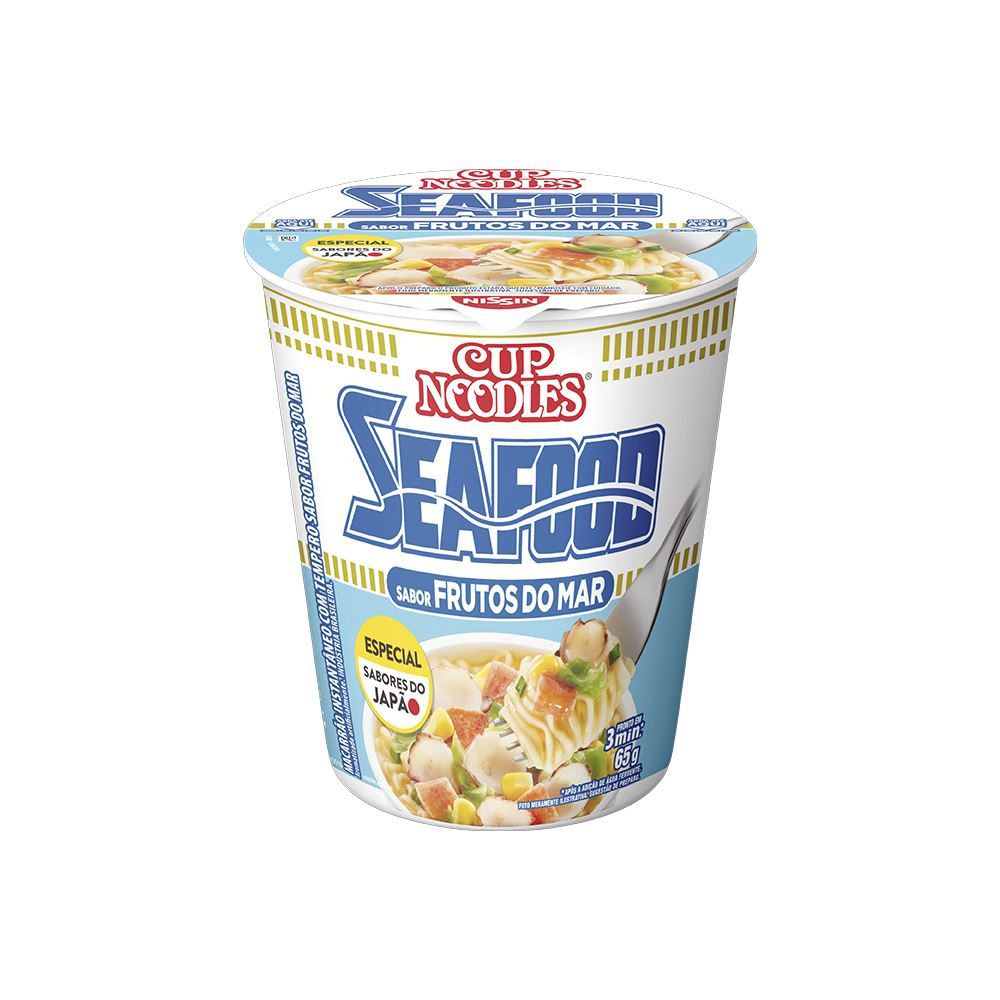 Cup Noodles Seafood Frutos do Mar 65g - Nissin