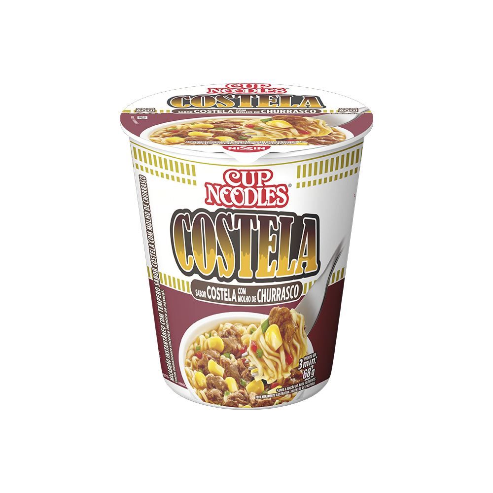 Cup Noodles Costela Molho Churrasco 68g - Nissin