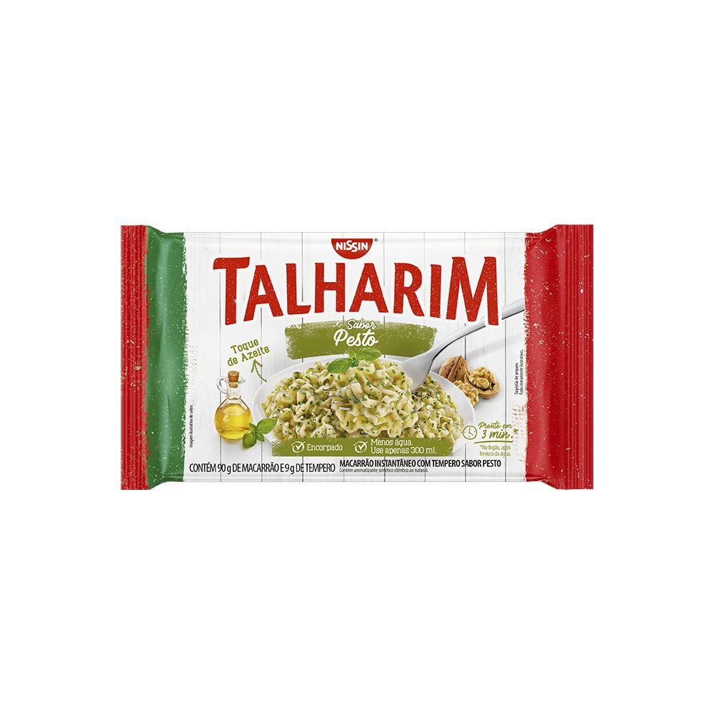 Talharim ao Pesto 99g - Nissin