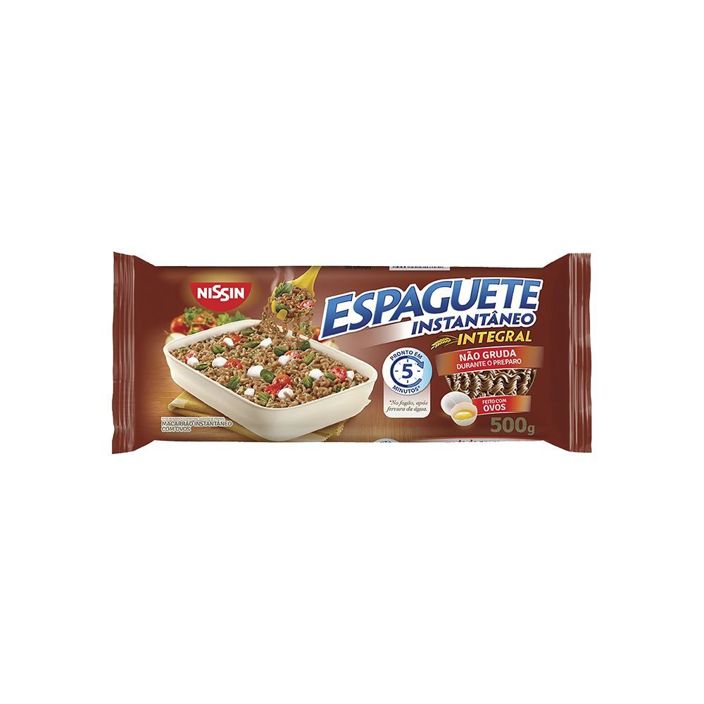 Espaguete Integral T-5 1x500G - Nissin