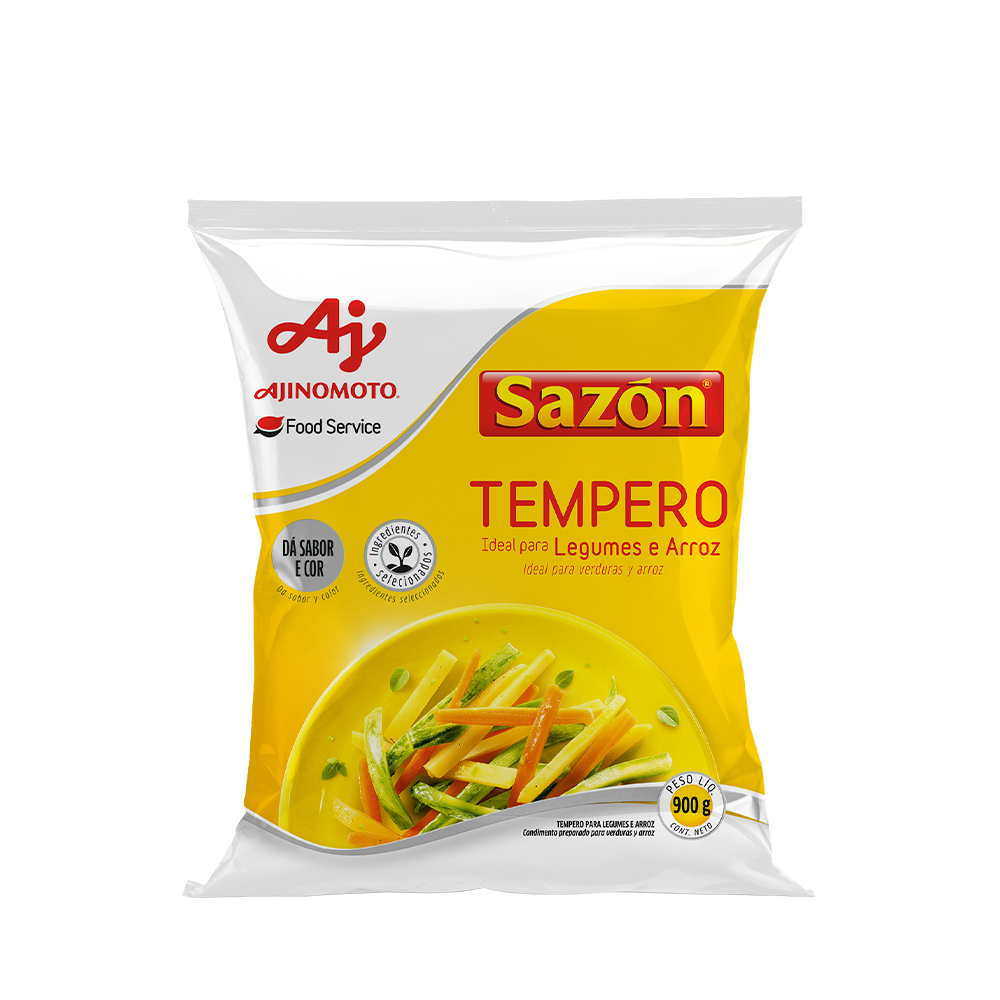 Tempero Em Pó Sazón® Profissional Sabor Legumes E Arroz 900G