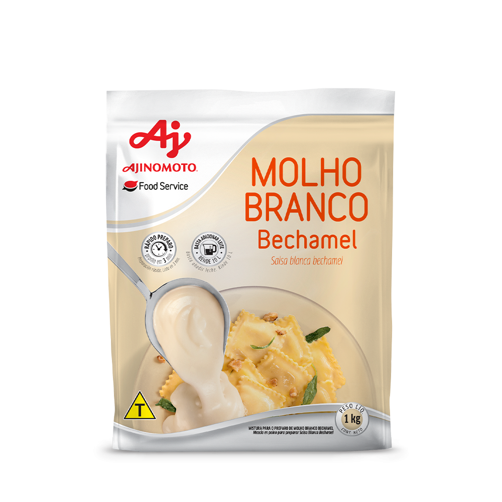 Molho Branco Bechamel Ajinomoto 1Kg