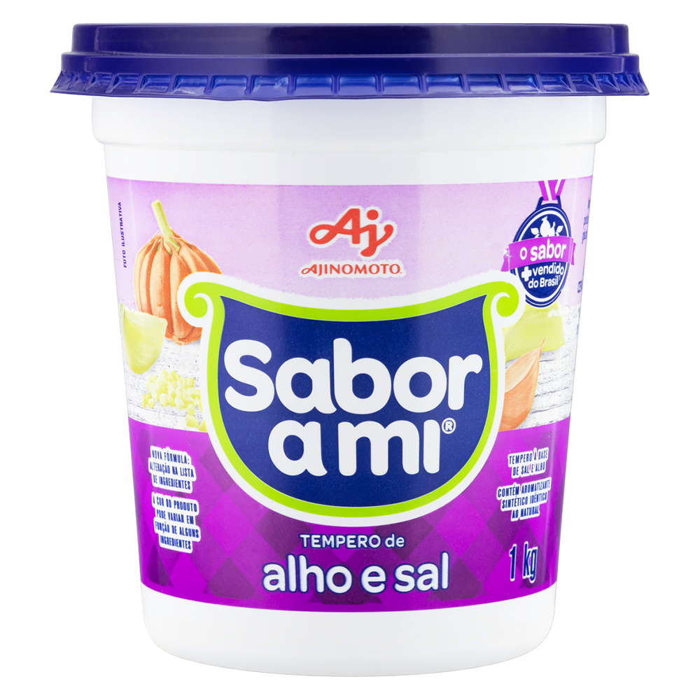 Tempero Sabor A Mi® Alho E Sal 1Kg