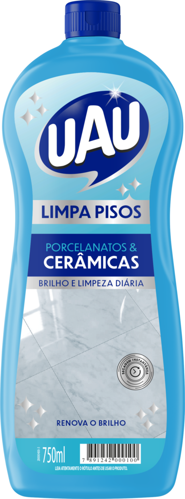 Limpa Pisos UAU Porcelanatos E Cerâmicas 750ml