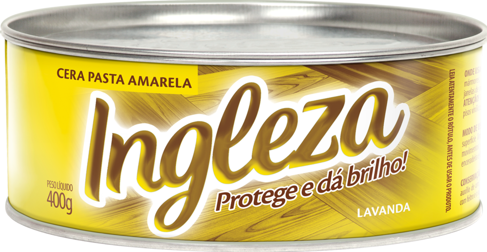 Cera Pasta Ingleza Amarela 400gr