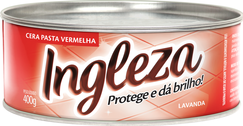 Cera Pasta Ingleza Vermelha 400gr