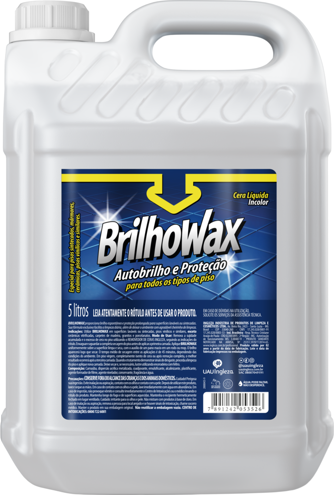 Cera Brilhowax Incolor 5L