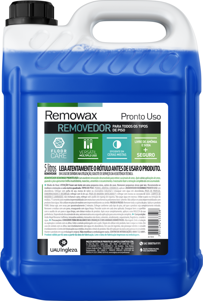 Remowax Removedor De Ceras 5L