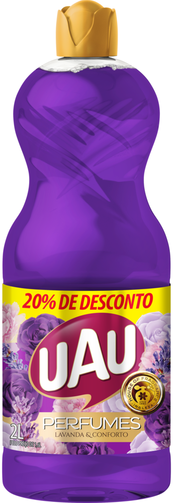 Limpador Perfumado UAU Perfumes Lavanda e Conforto 2L Promo