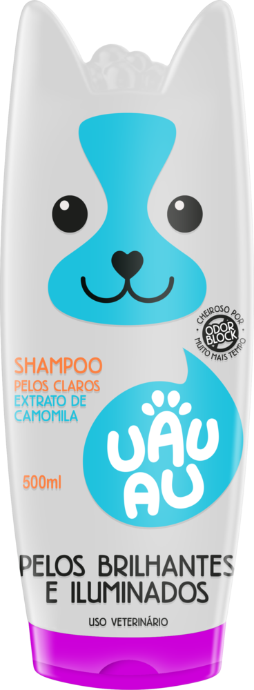 Shampoo UAU AU Pelos Claros 500ml
