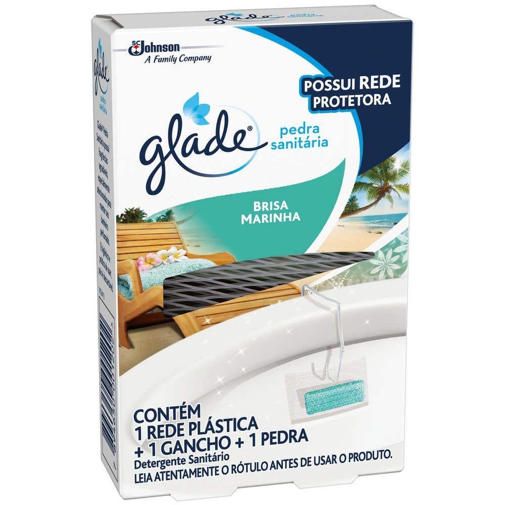 Desodorizador Sanitário Glade Pedra Brisa Marinha 25g