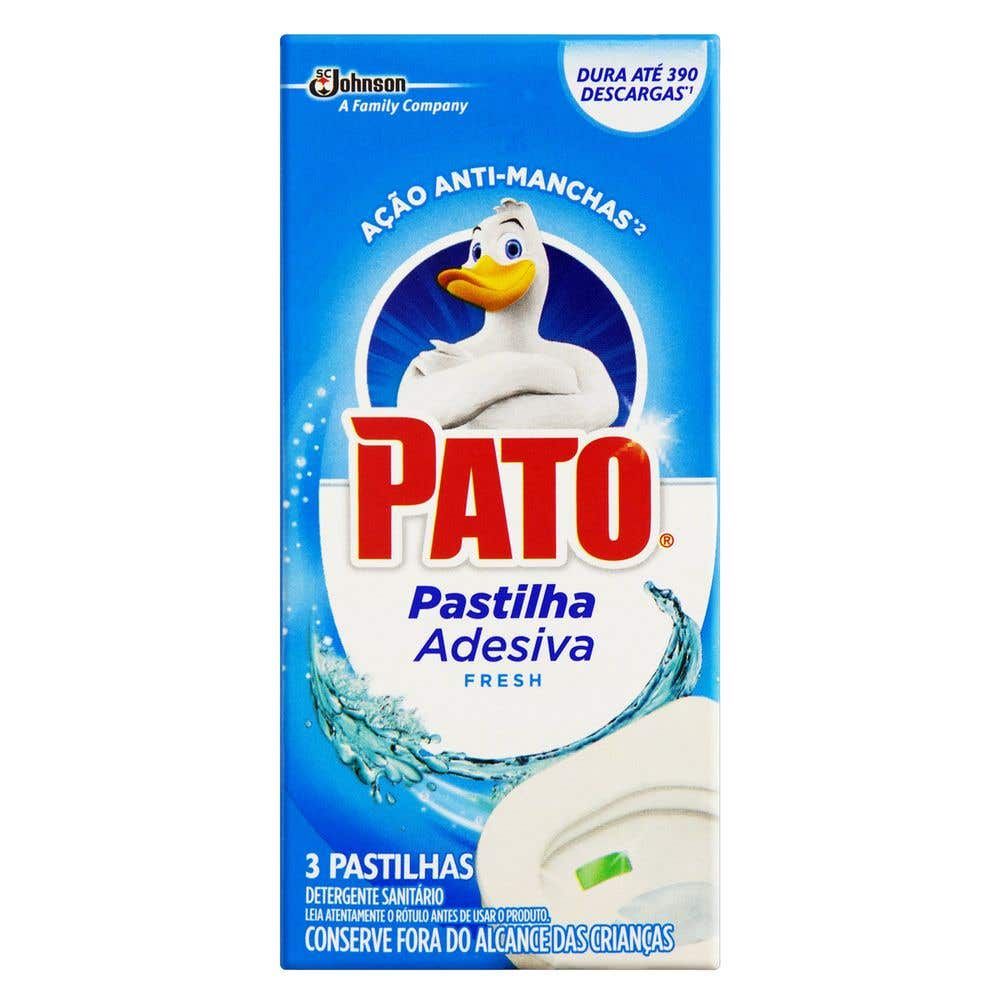Desodorizador Sanitário Pato Pastilha Adesiva Fresh 3UN