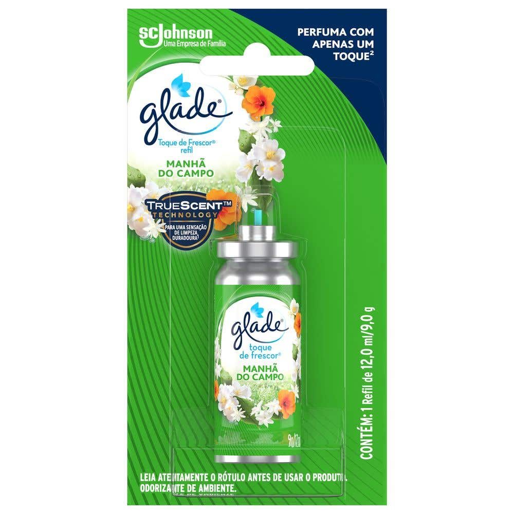 Desodorizador Glade Toque de Frescor Refil Manhã Do Campo 12 mL