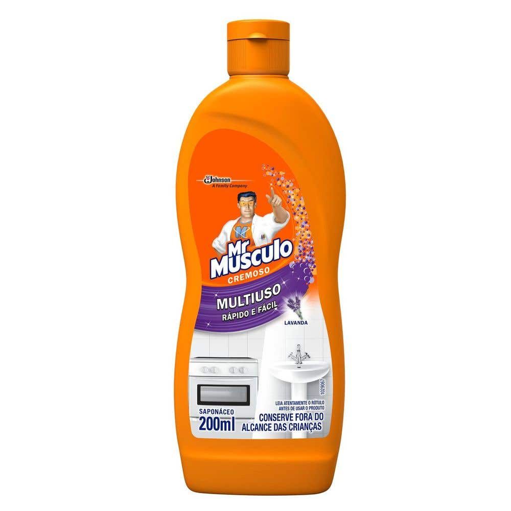 Limpador Mr Músculo Multiuso Cremoso Lavanda 200ml