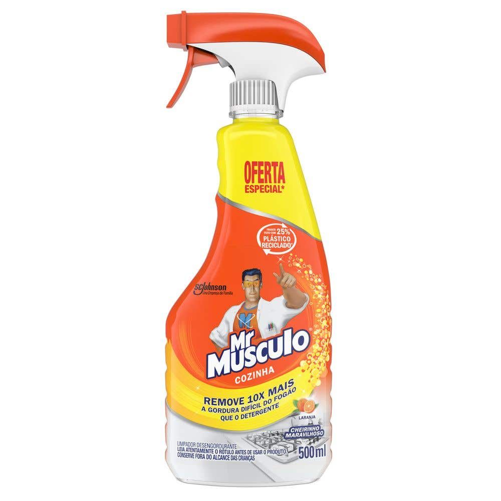 Desengordurante Mr Músculo Cozinha Laranja 500ml 30% de Desconto