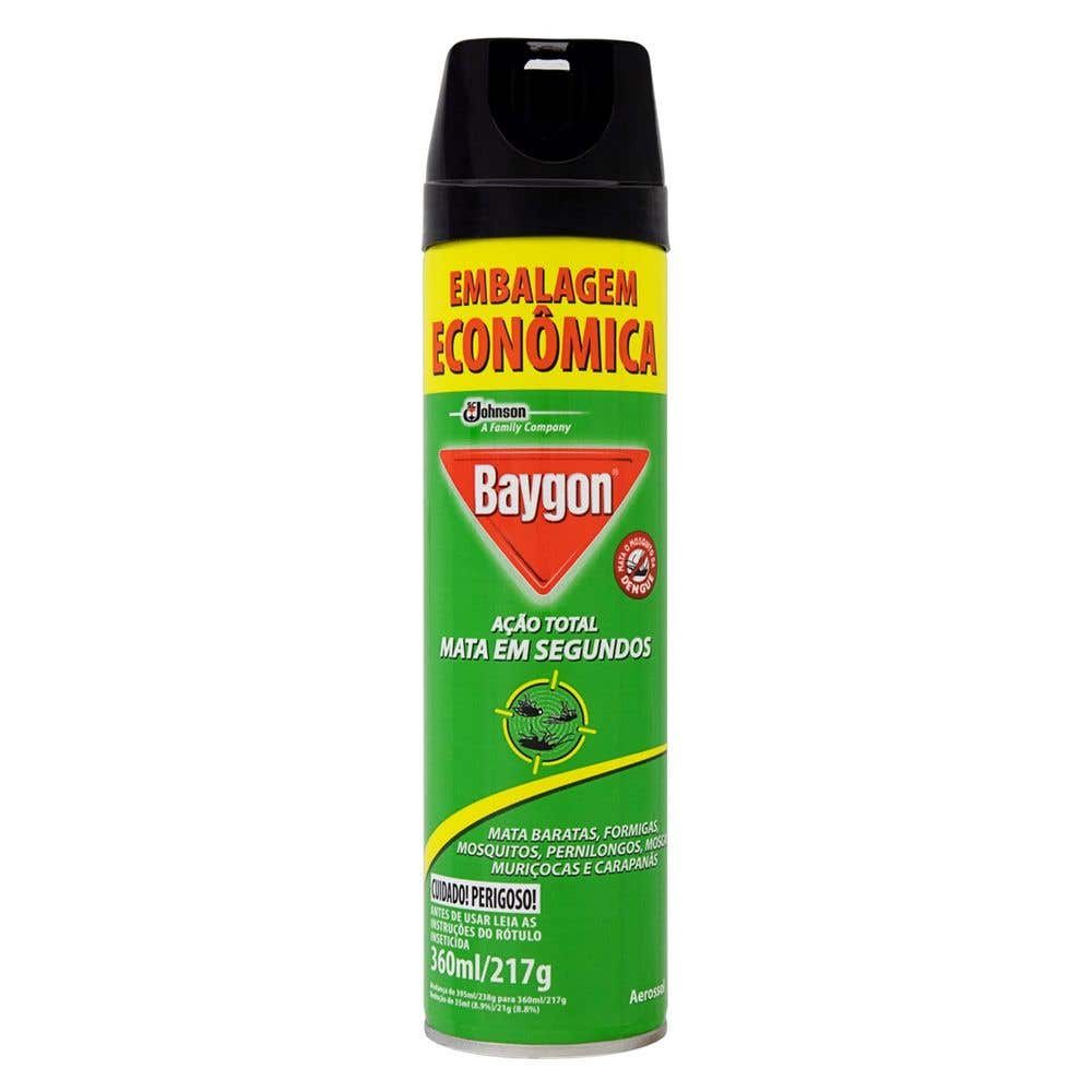 Inseticida Aerossol Baygon Ação Total 360ml