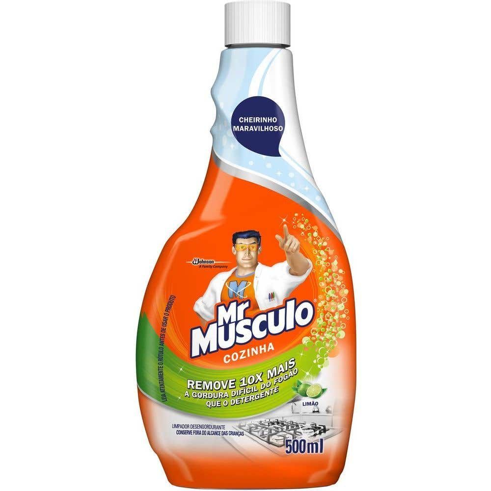 Desengordurante Mr Músculo Cozinha Refil Limão 500ml