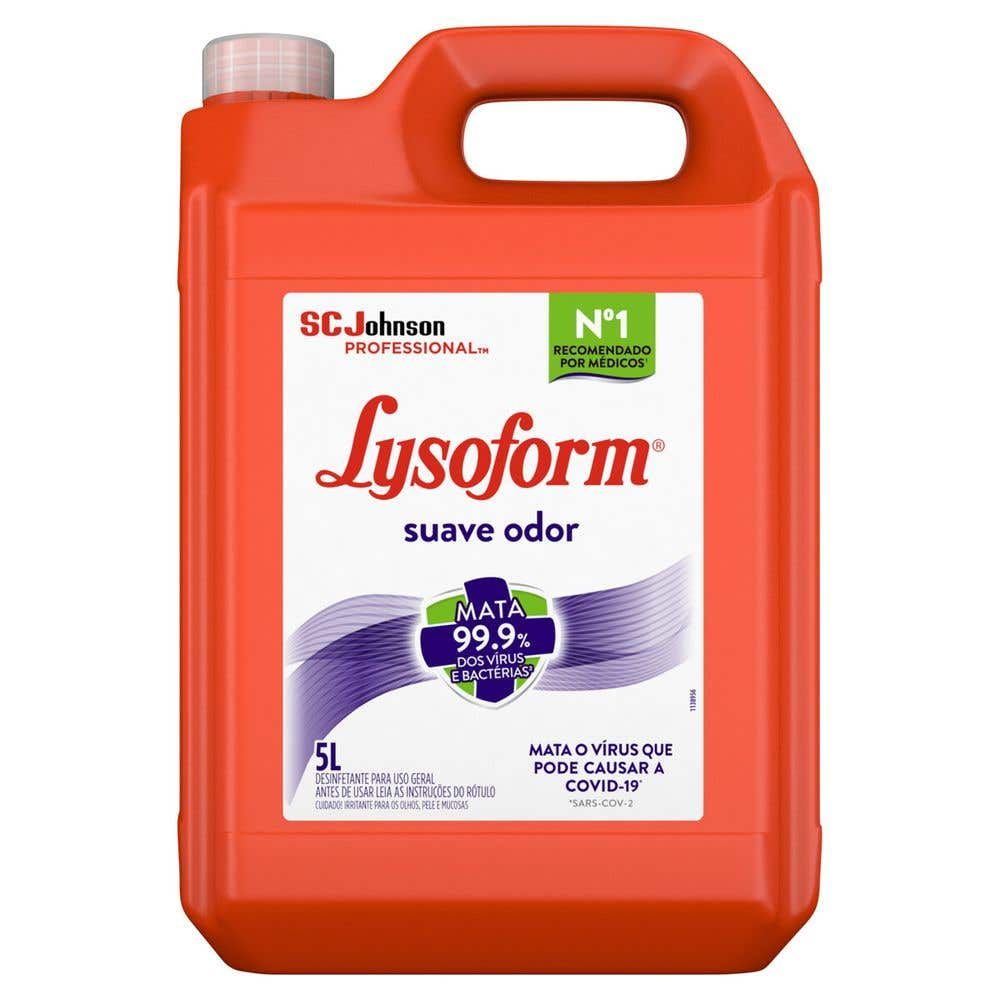 Desinfetante Líquido Lysoform Suave Odor 5L