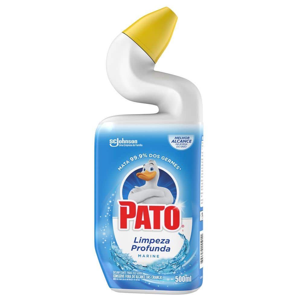 Limpador Sanitário Pato Limpeza Profunda Gel Marine 500ml