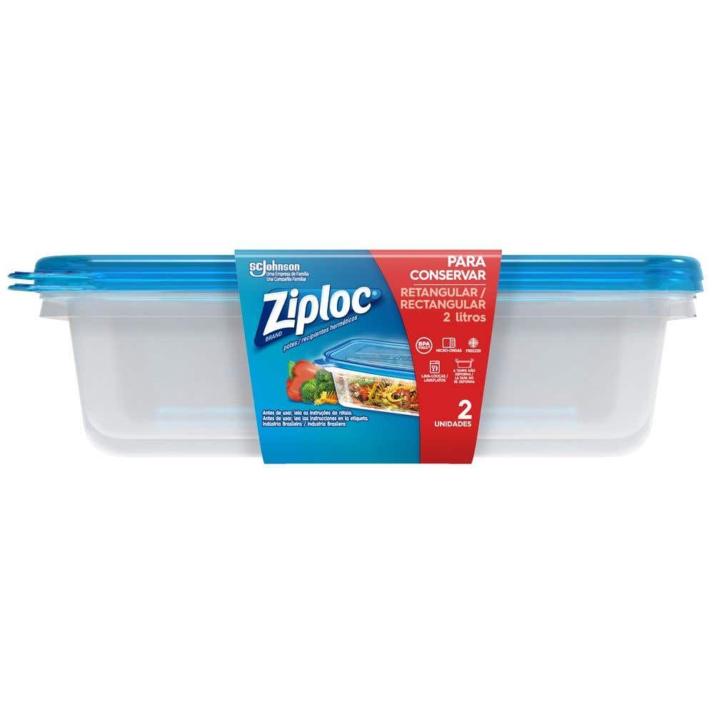 Pote Plástico Ziploc 2L