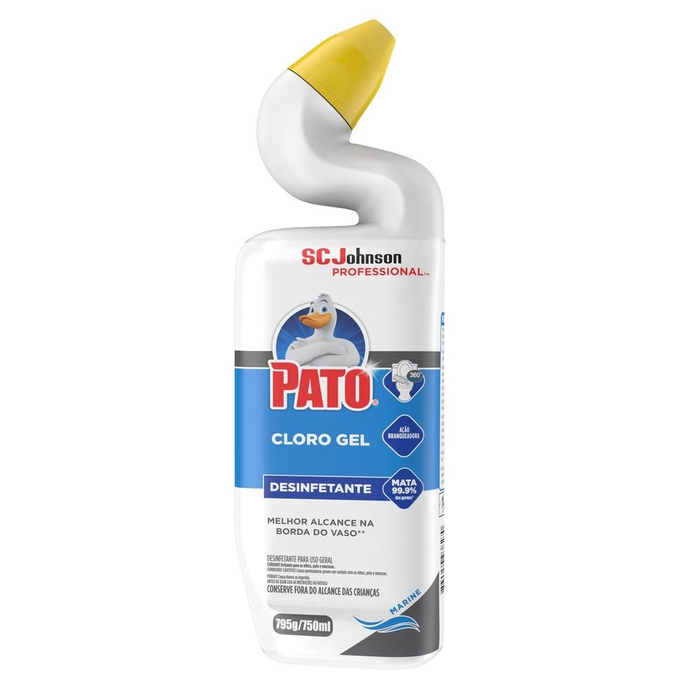 Limpador Sanitário Pato Cloro Gel Marine 750ml