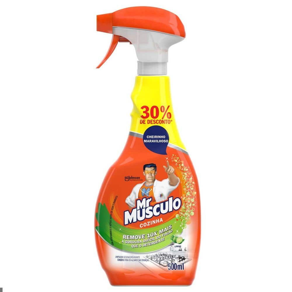 Desengordurante Mr Músculo Cozinha Limão 500ml 30% de Desconto