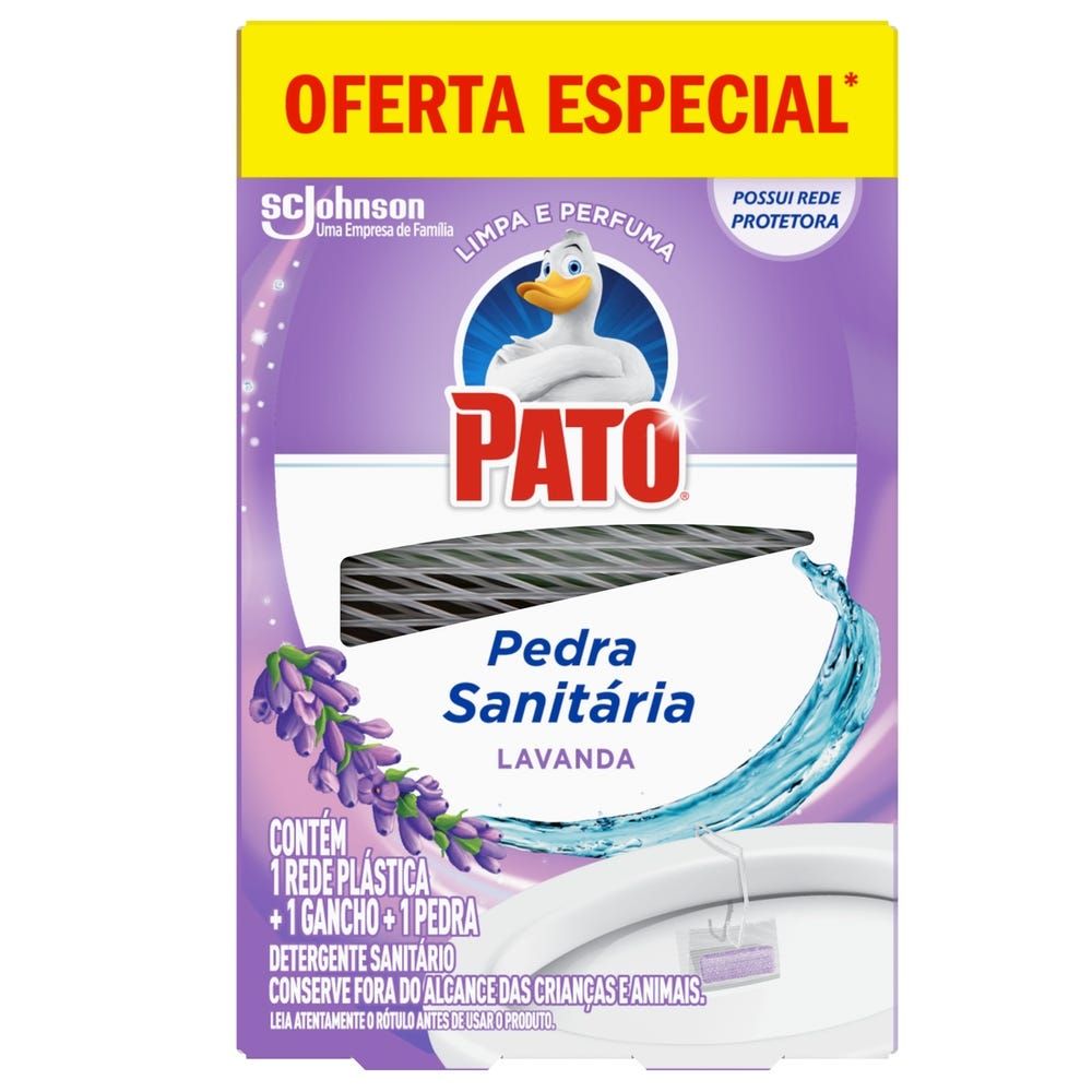 Desodorizador Sanitário Pato Pedra Lavanda 25g 25% Desconto