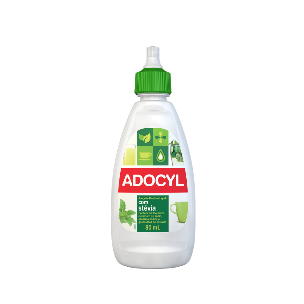 Adoçante Adocyl Stevia 80Ml