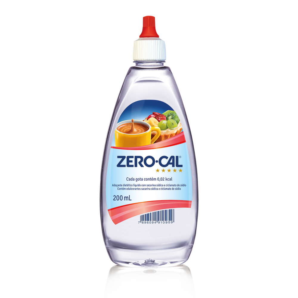 Adoçante Zero Cal Sacarina 200Ml