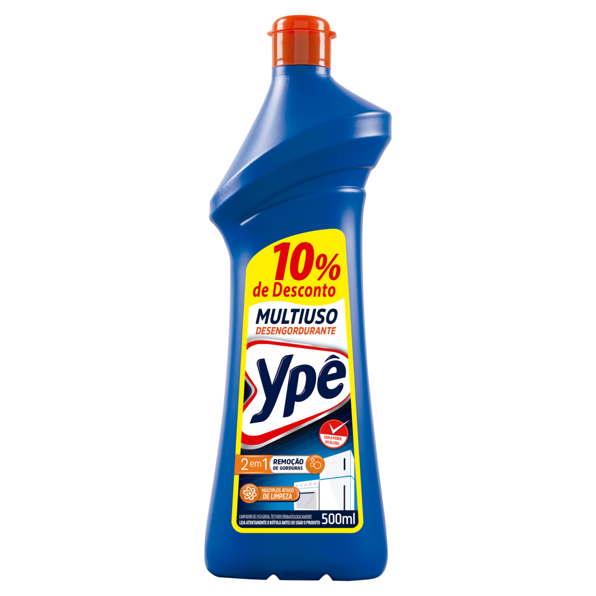 Limpador Desengordurante Ypê Squeeze Leve 500ml Pague 450ml