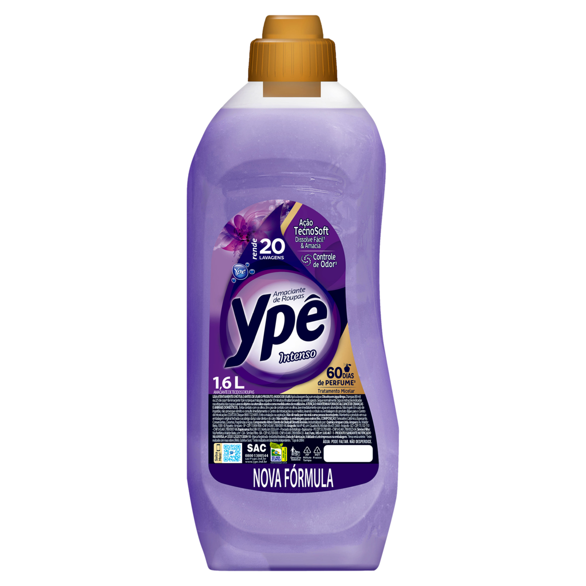 Amaciante de Roupa Intenso Ypê Frasco 1,6l