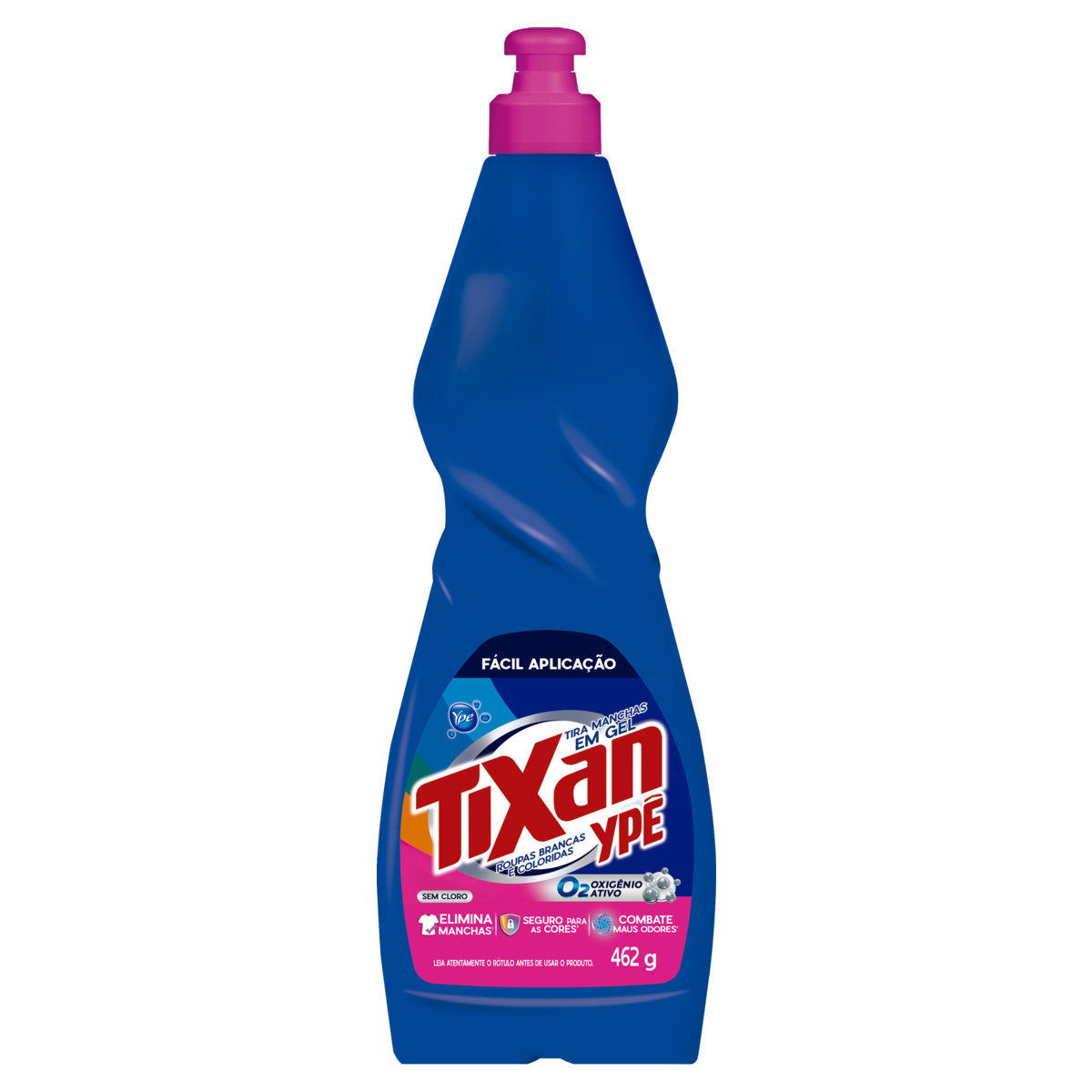 Tira-Manchas Gel Roupas Brancas e Coloridas Tixan Ypê Squeeze 462g