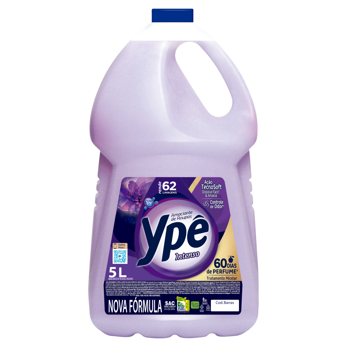 Amaciante de Roupa e Tecidos Intenso Ypê Galão 5l