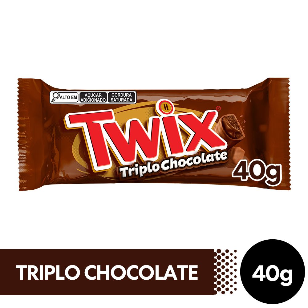 Chocolate Twix Triplo Chocolate 40G