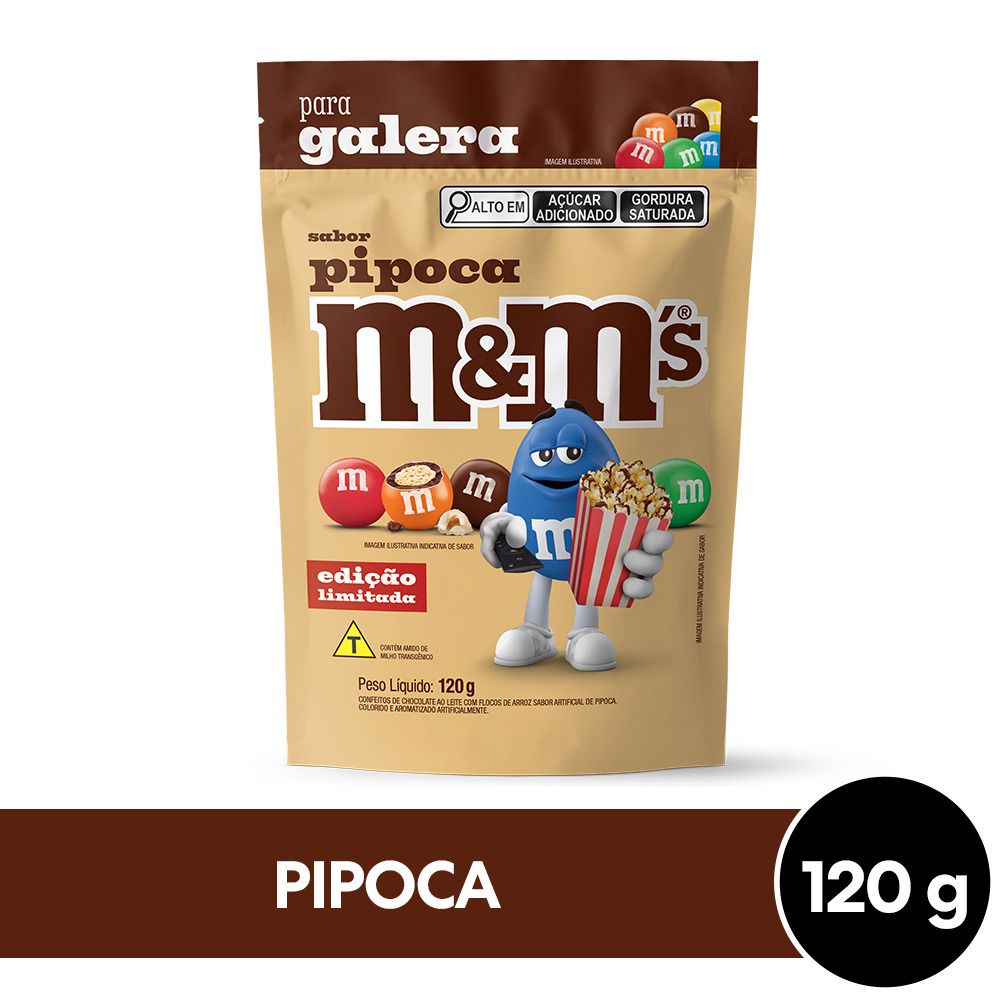 Chocolate M&M'S Pipoca 120G