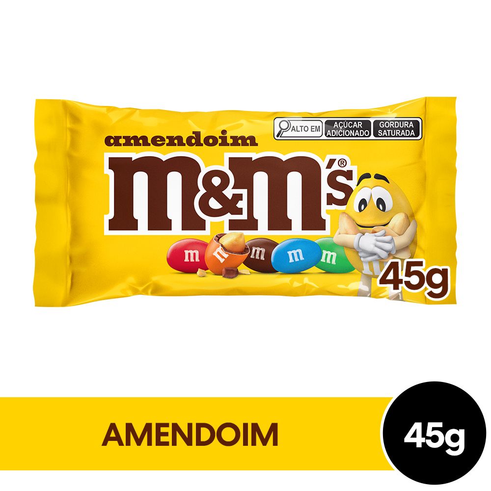 Chocolate M&M'S Amendoim 45G