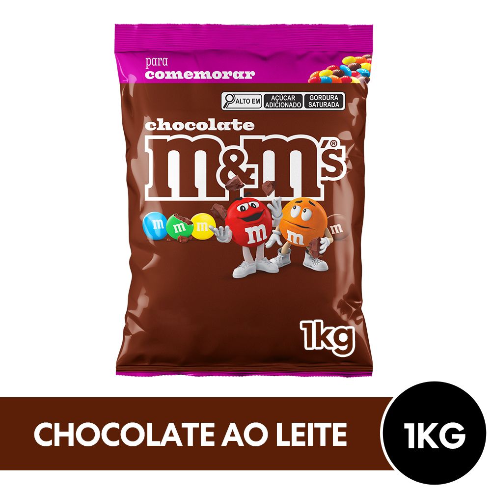 Chocolate M&M'S Ao Leite 1Kg
