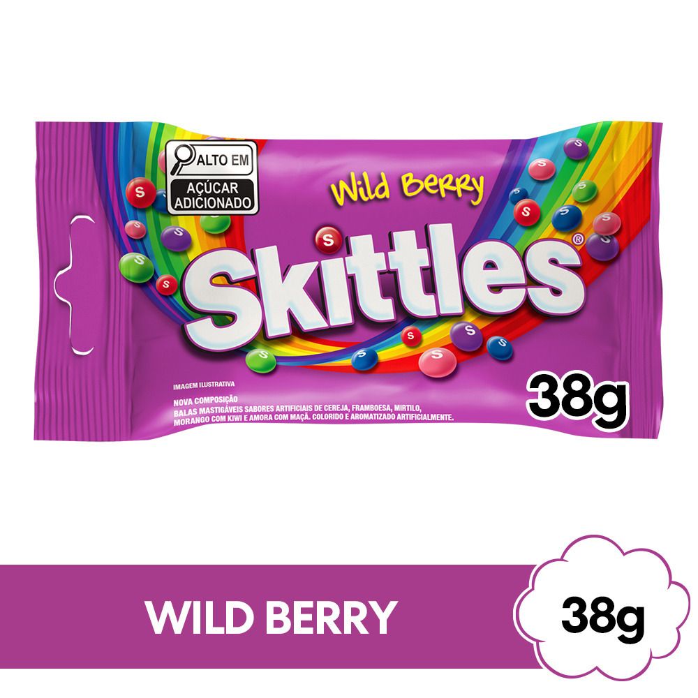 Bala Skittles Wild Berry 38G