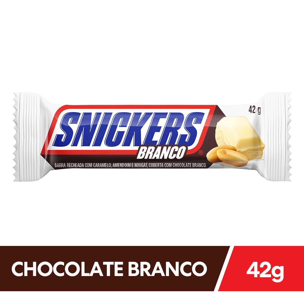 Chocolate Snickers Branco 42G