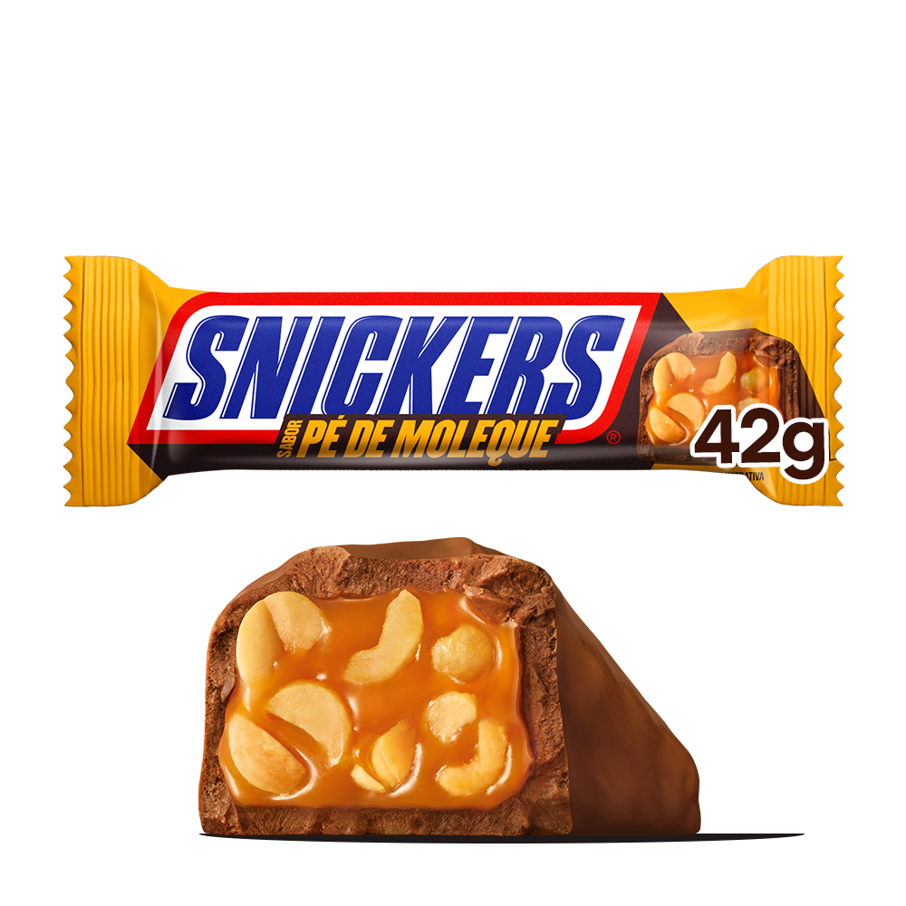 Chocolate Snickers Pé De Moleque 42G