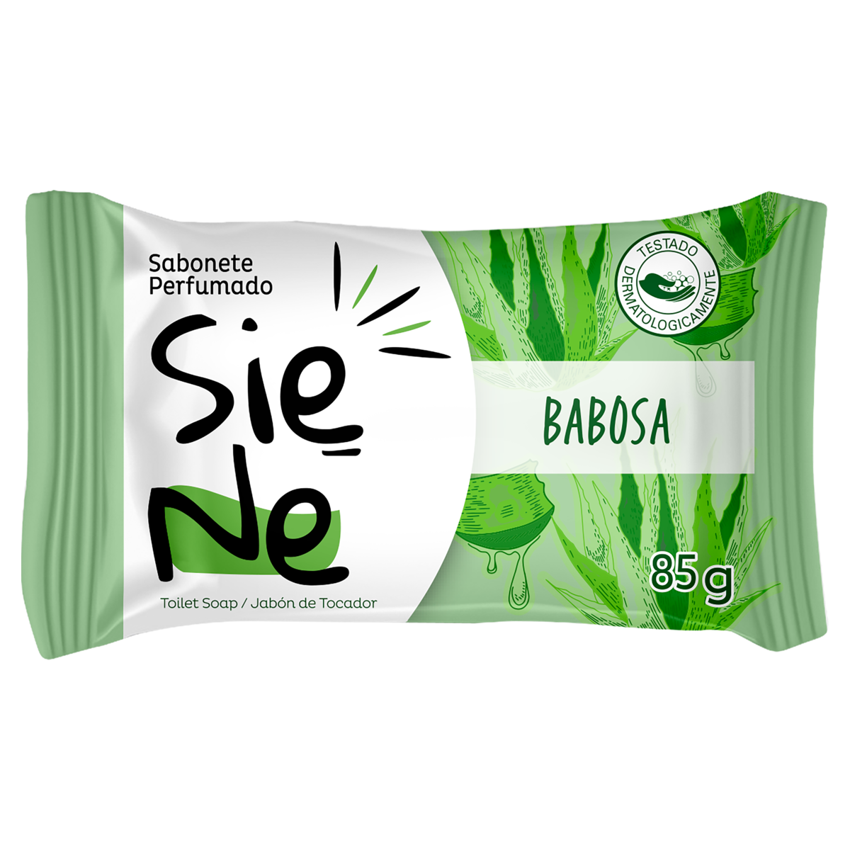 Sabonete Barra Babosa Siene Flow Pack 85g