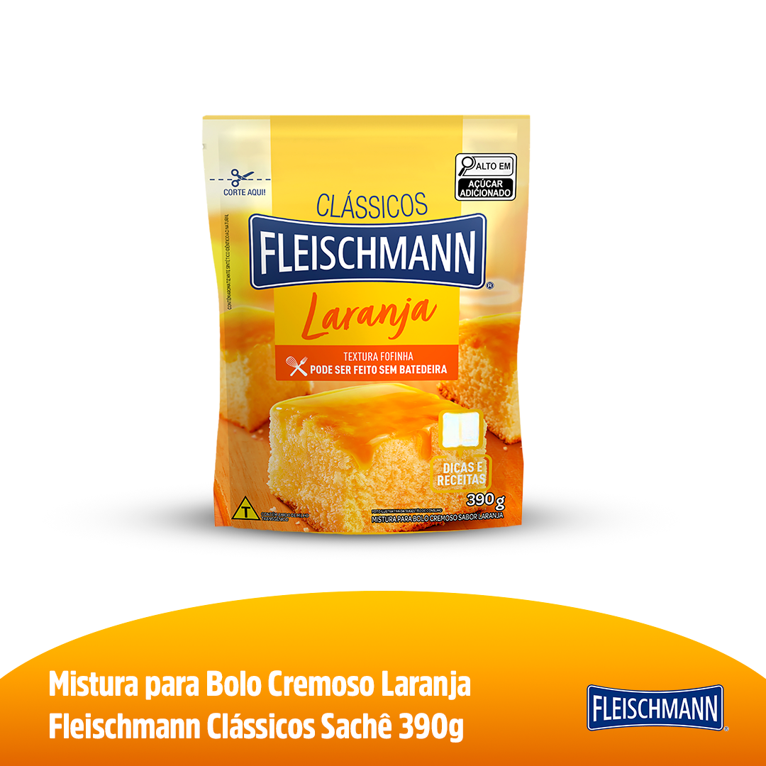 Mistura Bolo Laranja Cremoso 20unx390g Flm