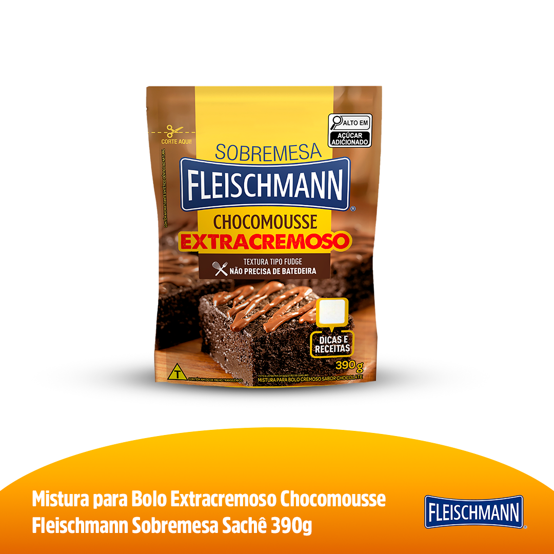 Mistura Bolo Chocomou Extracrem 20x390g Flm